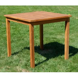 aleos JAV-ALPEN Gartentisch 80 x 80 x 75 cm Braun