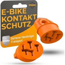 Wheeloo Kontaktschutz Abdeckung 2er Set Akku Orange