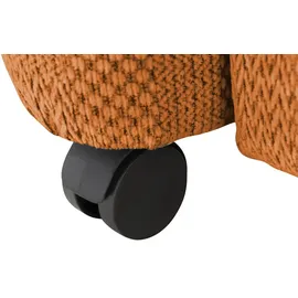 Polstermöbel Oelsa Fernsehsessel Sarah Flachgewebe 91 x 103 x 97 cm Orange elektrisch