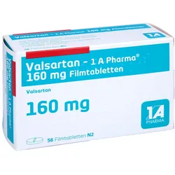 VALSARTAN-1A Pharma 160 mg Filmtabletten 56 St