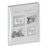 Eibert Visual walther design Tagebuch weiss mit Prägung, Baby Little Foot