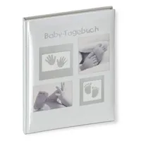 Eibert Visual walther design Tagebuch weiss mit Prägung, Baby Little Foot