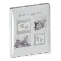 Eibert Visual walther design Tagebuch weiss mit Prägung, Baby Little Foot