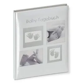 Eibert Visual walther design Tagebuch weiss mit Prägung, Baby Little Foot