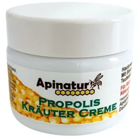 Apinatur Propolis Kräuter Creme 50ml Dose für den Ganzen Körper mit Bienenwachs, Honig und Kräuterextrakten