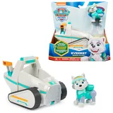 Spin Master Paw Patrol Schneemobil mit Everest-Figur (Sustainable Basic Vehicle/Basis Fahrzeug), Spielzeug für Kinder ab 3 Jahren.