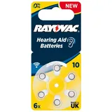 Varta Zink-Luft-Knopfzelle, 1,4 V / PR70 Hörgerätebatterien im 6er Blister