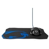 Nedis Gaming Mouse & Mouse Pad Set Verdrahtet 1200 / 2400 / 4800 / 7200 DPI (Kabelgebunden), Maus, Schwarz