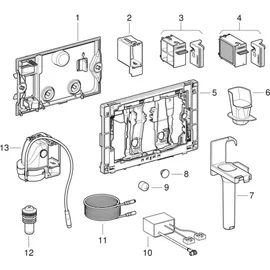 Geberit DuoFresh Modul mit manueller Auslösung und Einschub, für Sigma 12 cm, 115051212