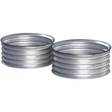 Outsunny Hochbeet 60 x 30 x 60 cm Silber