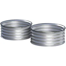 Outsunny Hochbeet 60 x 30 x 60 cm Silber