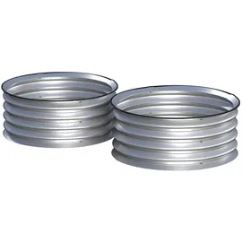 Outsunny Hochbeet 60 x 30 x 60 cm Silber