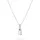 Liebeskind Berlin The Festive Mini Link Sparkle Kette mit Anhänger Edelstahl Silber