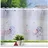 heimtexland ® Scheibengardine maritim Bestickt Badezimmer Deko Gardine weiß transparent 45x112 Panneau Typ904 Seehund