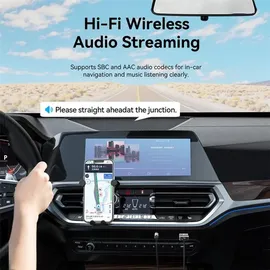 Vention Bluetooth USB-Audioempfänger für das Auto - Grau