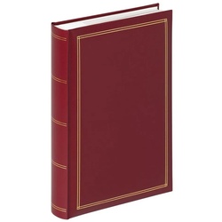Walther Fotoalbum ME-140-R Memoalbum Monza rot für 300 Fotos 10×15