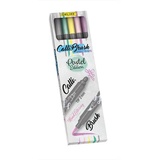 Online Schreibgeräte ONLINE® Calli.Brush Double Pastel Brush-Pens farbsortiert, 5 St.
