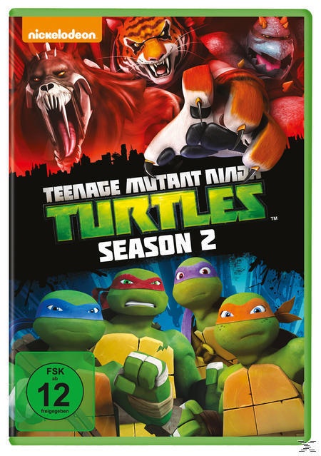 Teenage Mutant Ninja Turtles  Season 2 Dvd-Box (DVD)