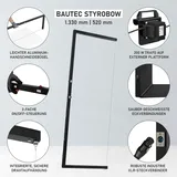 Bautec Styrobow Handschneidebügel 200W (1.330mm / 520mm) inkl.10 Schneidedrähte » Styroporschneider, Heißdrahtschneider