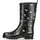 Beck Damen Blumenregen Gummistiefel, Schwarz, 41 EU