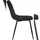 CLP 4er Set Esszimmerstühle Telde Stoff schwarz