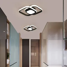 JDONG LED Deckenleuchte 24W Flach Deckenlampe Weiß Moderne Rund Leuchte Modern Natürliches Weiß 4000K, für Küche Balkon Flur Schlafzimmer Keller Ø30CM