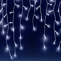 monzana Lichtervorhang LED 20 m 600 LED kaltweiß