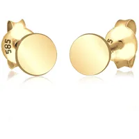 ELLI PREMIUM Ohrstecker Geo Gelbgold 585 onesize