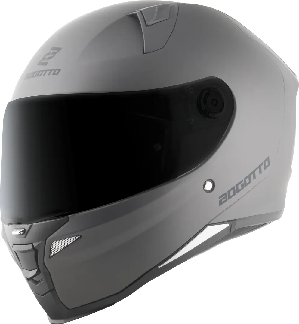 Bogotto FF110B Helm, zilver, 2XL Voorman