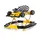 Chipolino Racer 4 in 1 gelb