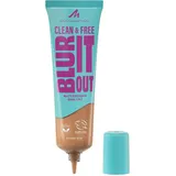 Manhattan Clean & Free Blur It Out Skin Tint, leichtes, hautberuhigendes Make-up mit Blur-Effekt für ein mattiertes Finish, 30 ml, 036 Rose Beige
