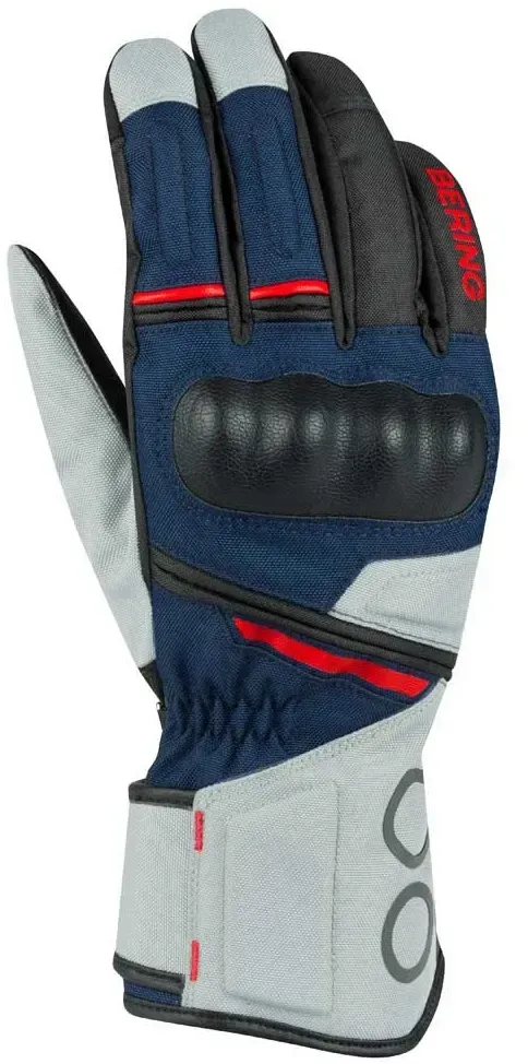 Bering Siberia Damenhandschuhe - Grey / Blue / Red - S