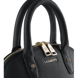 lazarotti Bologna Leather Henkeltasche Leder Gold/Grau/Schwarz