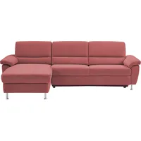 CALIZZA INTERIORS Ecksofa Onyx Stoff MultiColor Paprika