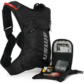 USWE Mtb Hydro 3 Trinkweste 3l - Black / Red - One Size
