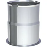 Jeremias Wandfutter Pellet-Line Edelstahl Ø 80 mm 0,10 x 0,13 m Weiß