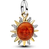 Pandora Swirling Sun Braun 764703C01