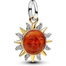 Pandora Swirling Sun Braun 764703C01