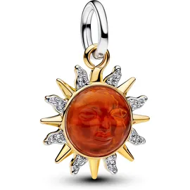 Pandora Swirling Sun Braun 764703C01