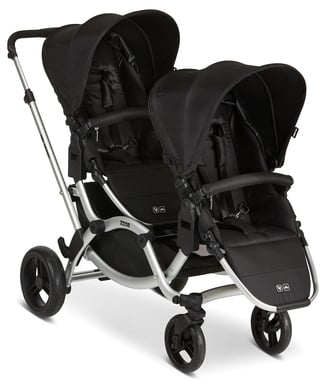 ABC DESIGN Geschwisterwagen Zoom Silver/Black