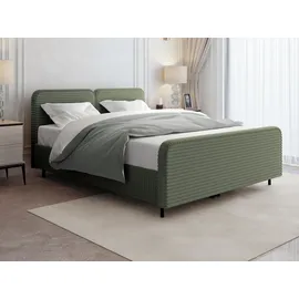 beautysofa LEA 160 x 200 cm Grün