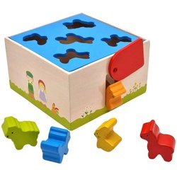 goki Lernspielzeug fesselnde Sortierbox, Sort Box Bauernhoftiere von goki