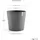 Ecopots Amsterdam Ø 50 x 43,8 cm Grau