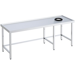 Zentraler abtropftisch mit ausbeintring und verbundenen beinen - 1800x700x850 mm - 16078105 Eurast
