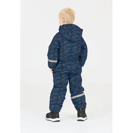 ZigZag Schneeoverall ZIGZAG "Tower", Kinder, Gr. 98, EURO-Größen, blau (dunkelblau), 100% Polyester, lang, Overalls, mit wasser- und winddichter TPU-Membran