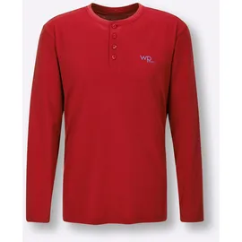 Witt Weiden Schlafanzug-Shirt in kirsche, | Gr.: 52/54