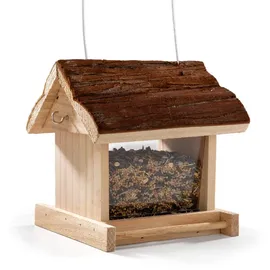 CULT at home Vogel Futterhaus Braun 19 cm x 17 cm