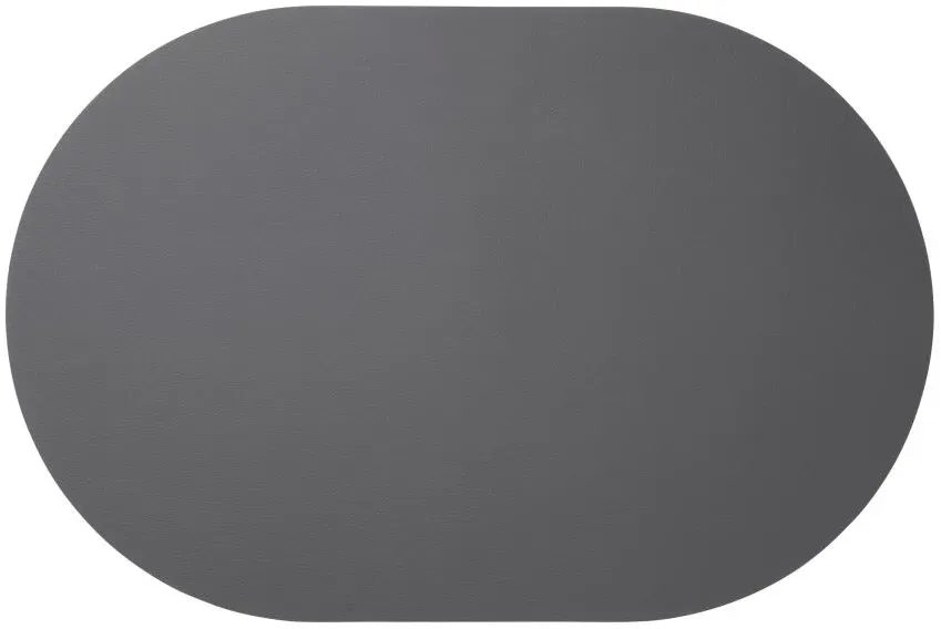 ASA Selection leather optic Tischset oval, basalt