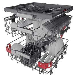 Bauknecht BK4UB14BN7A0X Einbau-Geschirrspüler (unterbaufähig, 598 mm breit, Edelstahl)
