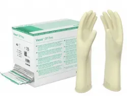 B. Braun Vasco® OP free, Latex-frei Einmalhandschuhe 9208291 , 1 Packung = 40 Paar, Größe 5,5